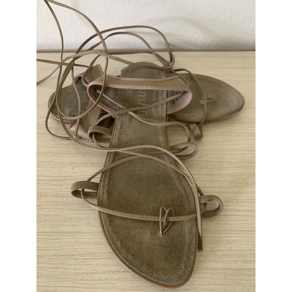 Vintage Gladiator strap Leather Dance Shoes by DANSHUZ style  6243 Sz 7M